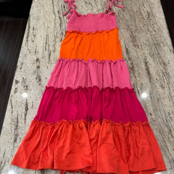W girl Other - Orange/Pink girls size small summer dress
